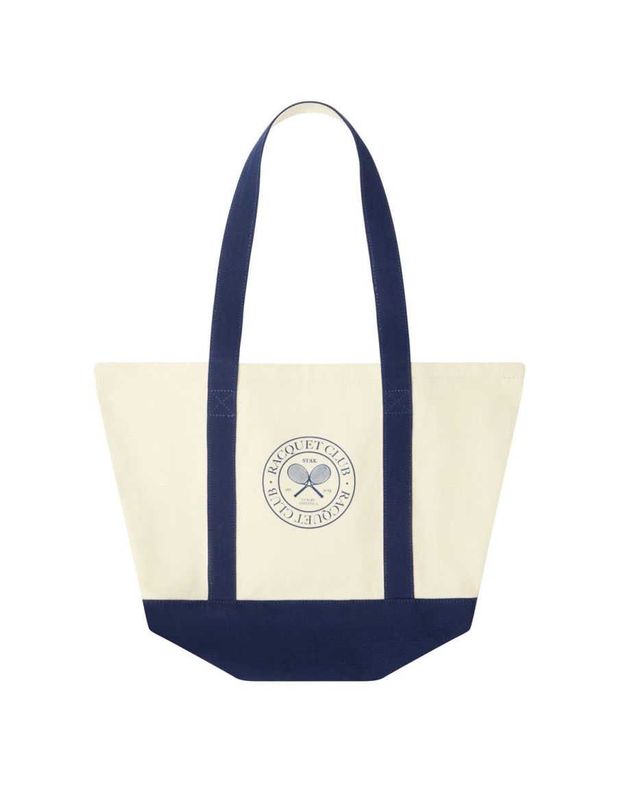 Women STAX Accessories | Racquet Club Tote Cream