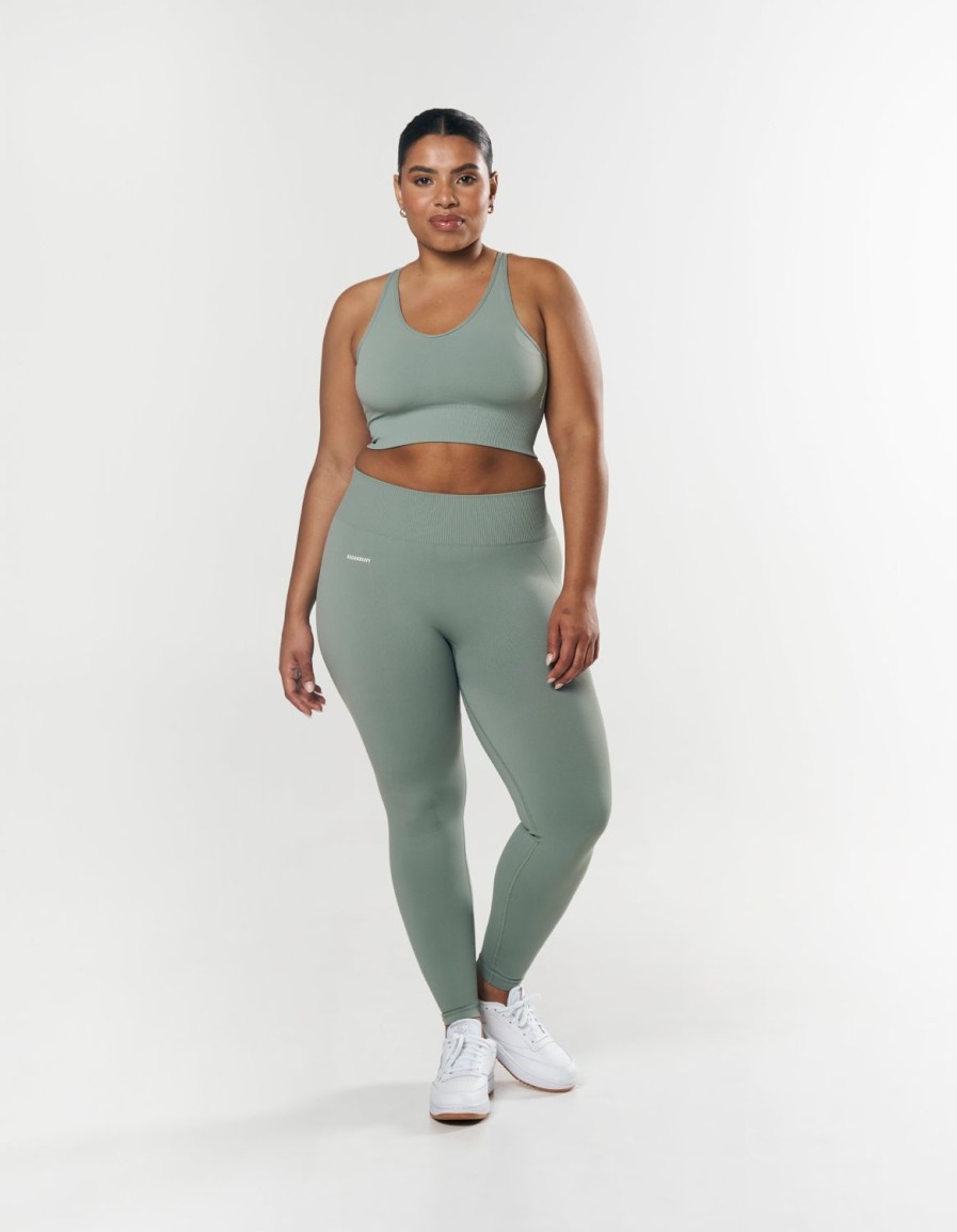 Women STAX Sports Bras & Crop Tops | Seamless Strappy Crop Blue