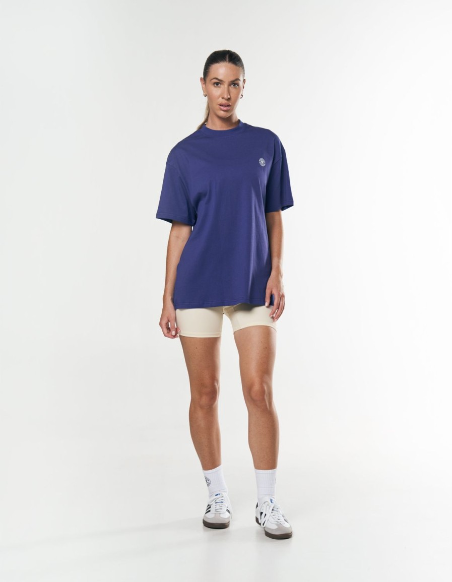 Women STAX Tees | Racquet Club Tee Navy