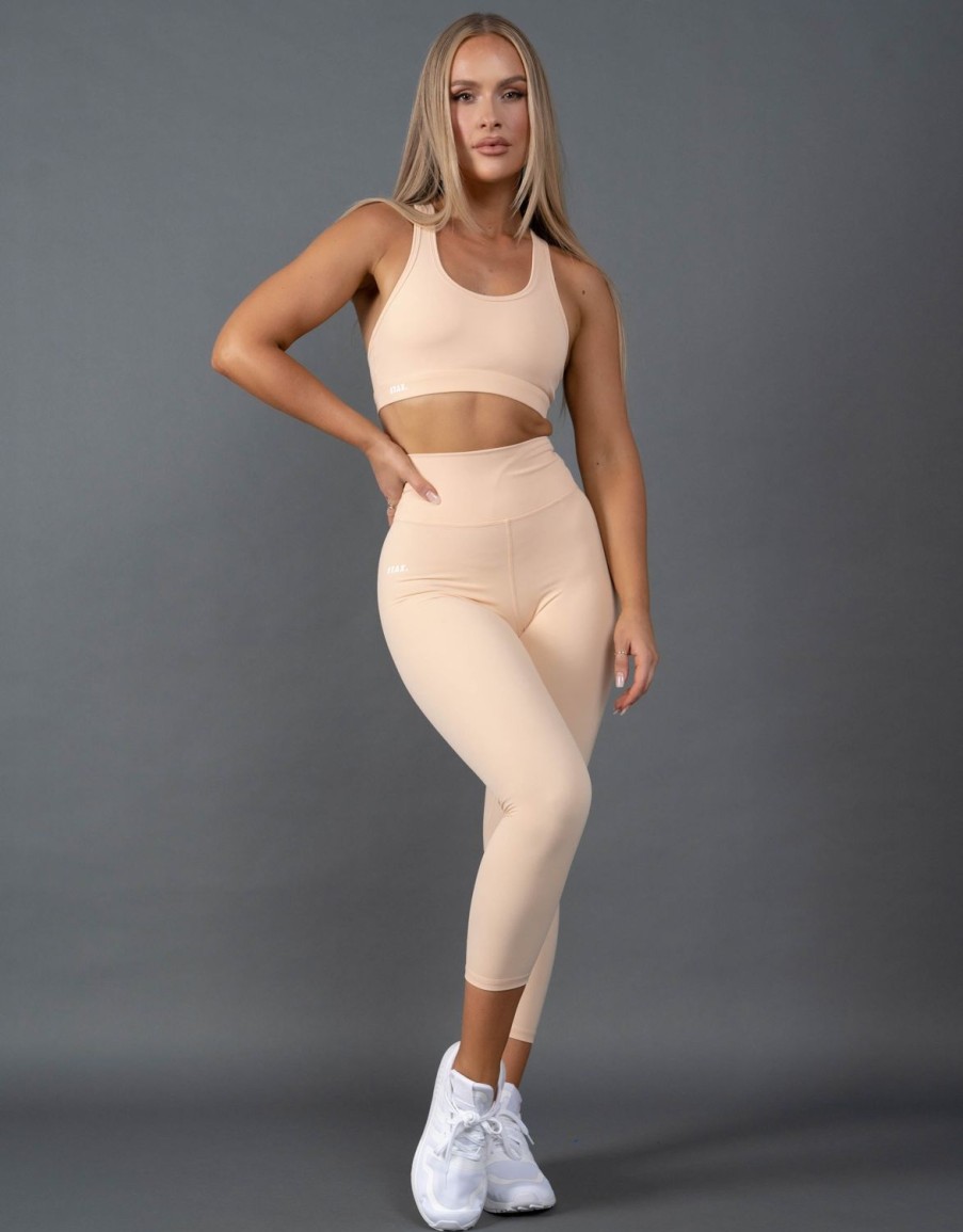 Women STAX Tights & Leggings | 7/8 Tights Nandex Original Ecru Peach