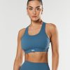 Women STAX Sports Bras & Crop Tops | Maverick Crop Nandex Dark Blue