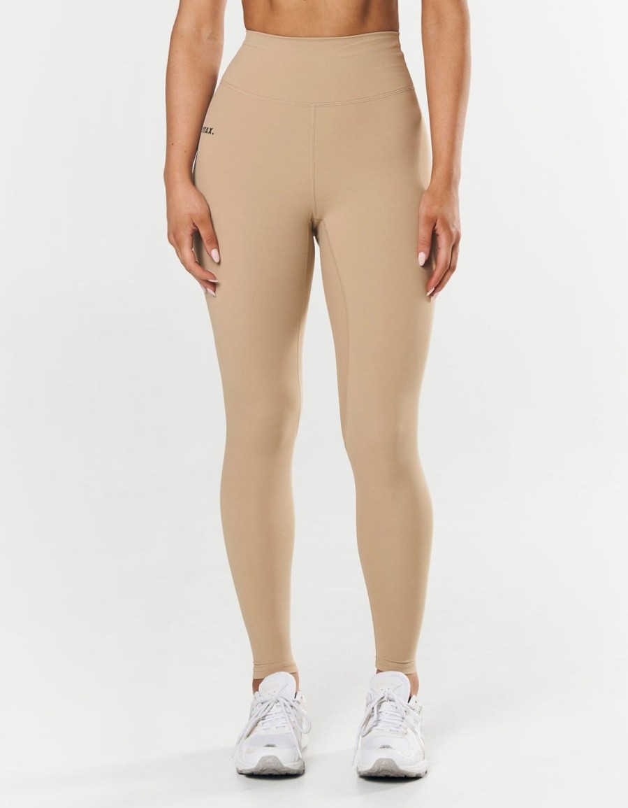 Women STAX Tights & Leggings | Full Length Tights Nandex Original Sand Beige