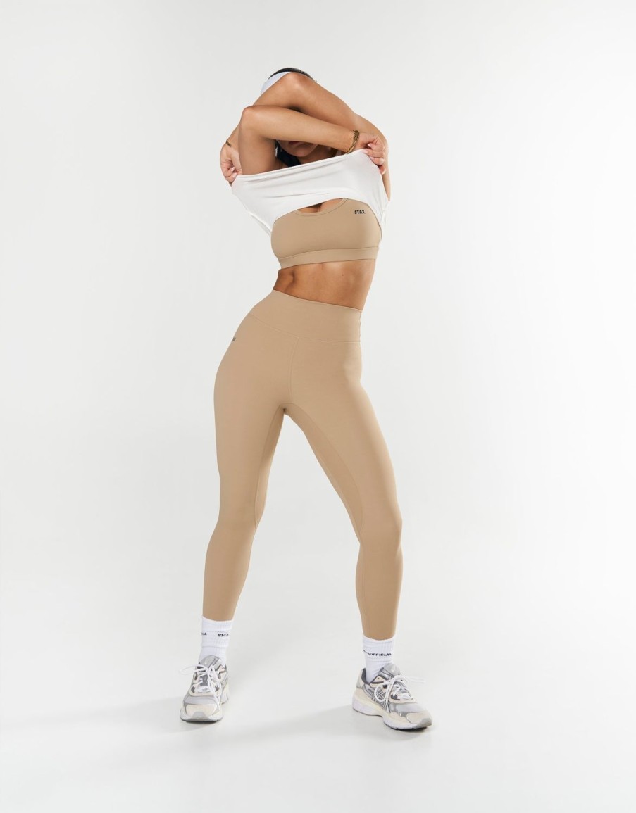 Women STAX Tights & Leggings | Full Length Tights Nandex Original Sand Beige