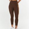 Women STAX Tights & Leggings | 7/8 Tights Nandex Original Raw Umber Brown