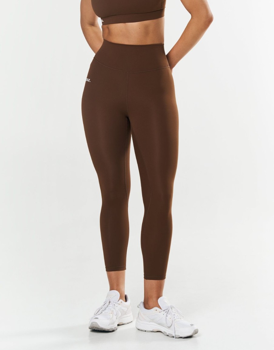 Women STAX Tights & Leggings | 7/8 Tights Nandex Original Raw Umber Brown