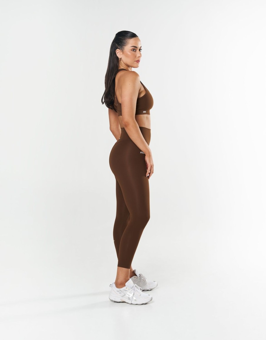 Women STAX Tights & Leggings | 7/8 Tights Nandex Original Raw Umber Brown