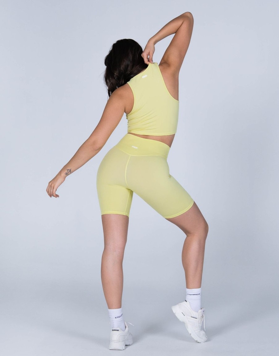 Women STAX Tanks & Singlets | Cropped Tank Nandex Lemon