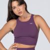 Women STAX Tanks & Singlets | Cropped Tank Nandex Iris Purple