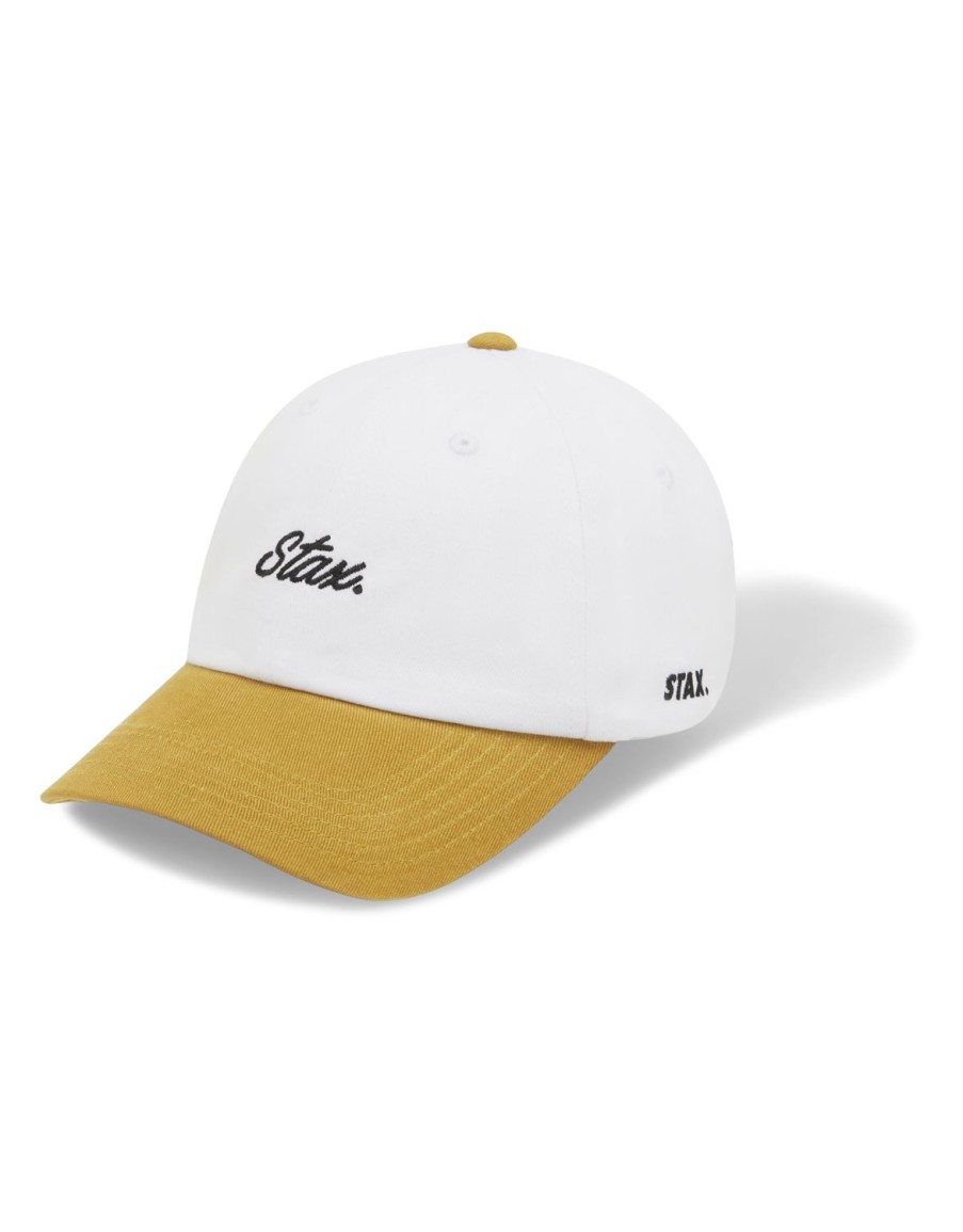 Women STAX Caps | Cursive Dad Cap Sadzi (Mustard)