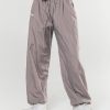 Women STAX Pants | Parachute Pants Grey