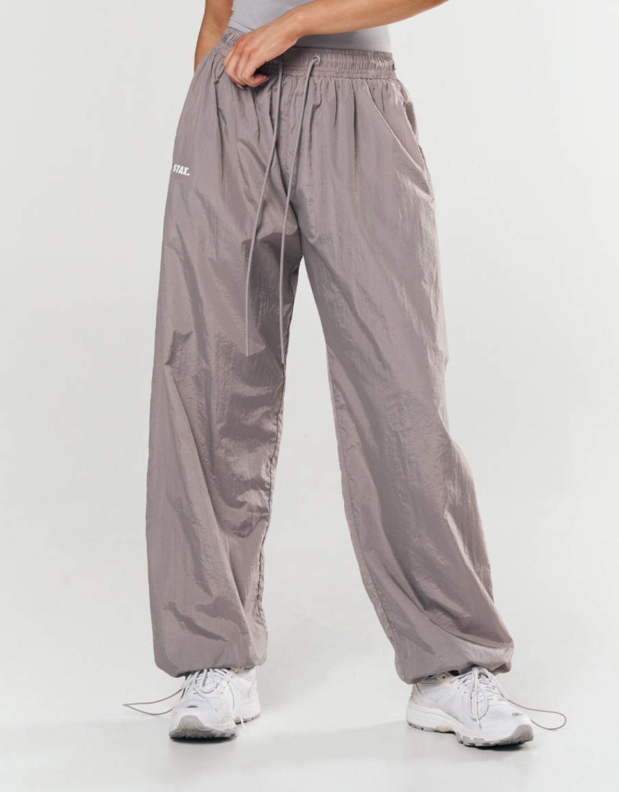 Women STAX Pants | Parachute Pants Grey