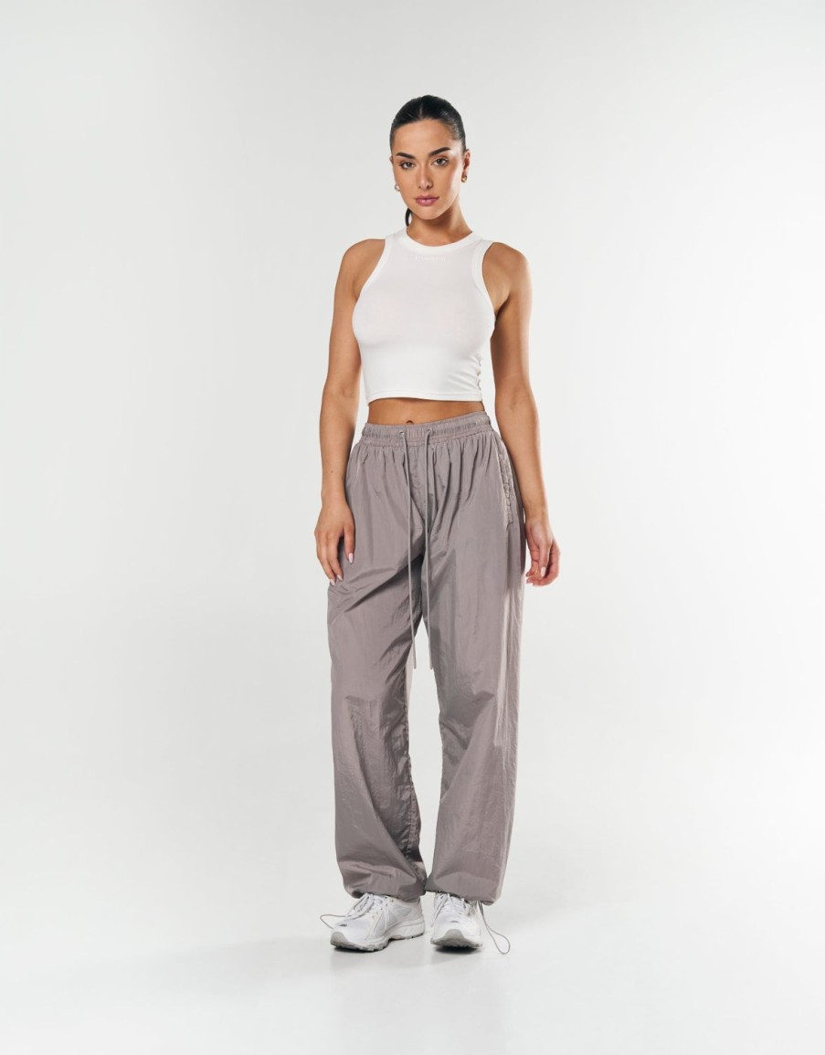 Women STAX Pants | Parachute Pants Grey