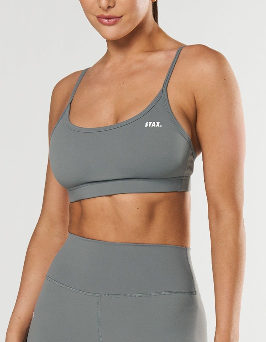 Women STAX Sports Bras & Crop Tops | Delta Crop Nandex Thyme