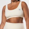 Women STAX Sports Bras & Crop Tops | Racquet Club Scoop Crop Cream