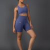 Women STAX Shorts | Premium Seamless Midi Bike Shorts V5.1 Topaz