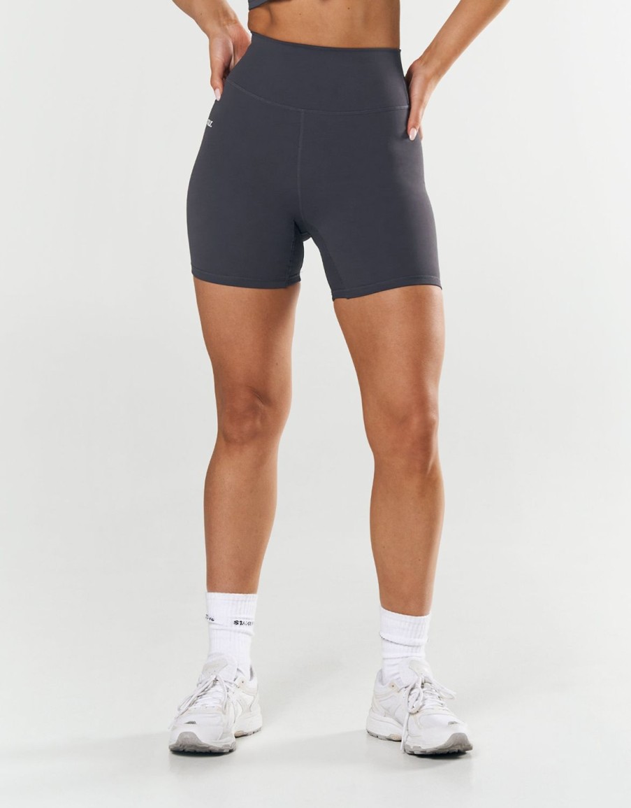 Women STAX Shorts | Midi Bike Shorts Nandex Dark Grey