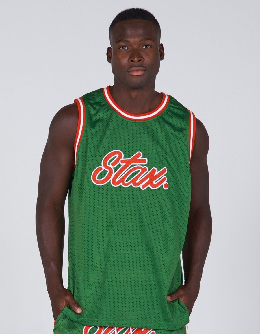 Men STAX T-Shirts & Vests | Court Drip Basketball Singlet Ohio