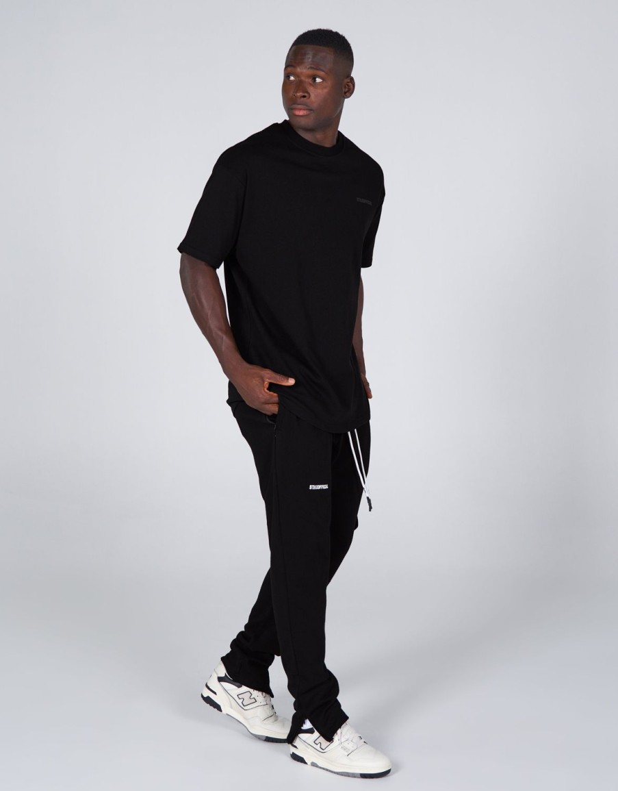 Men STAX Joggers | Mens Fitted Jogger Black