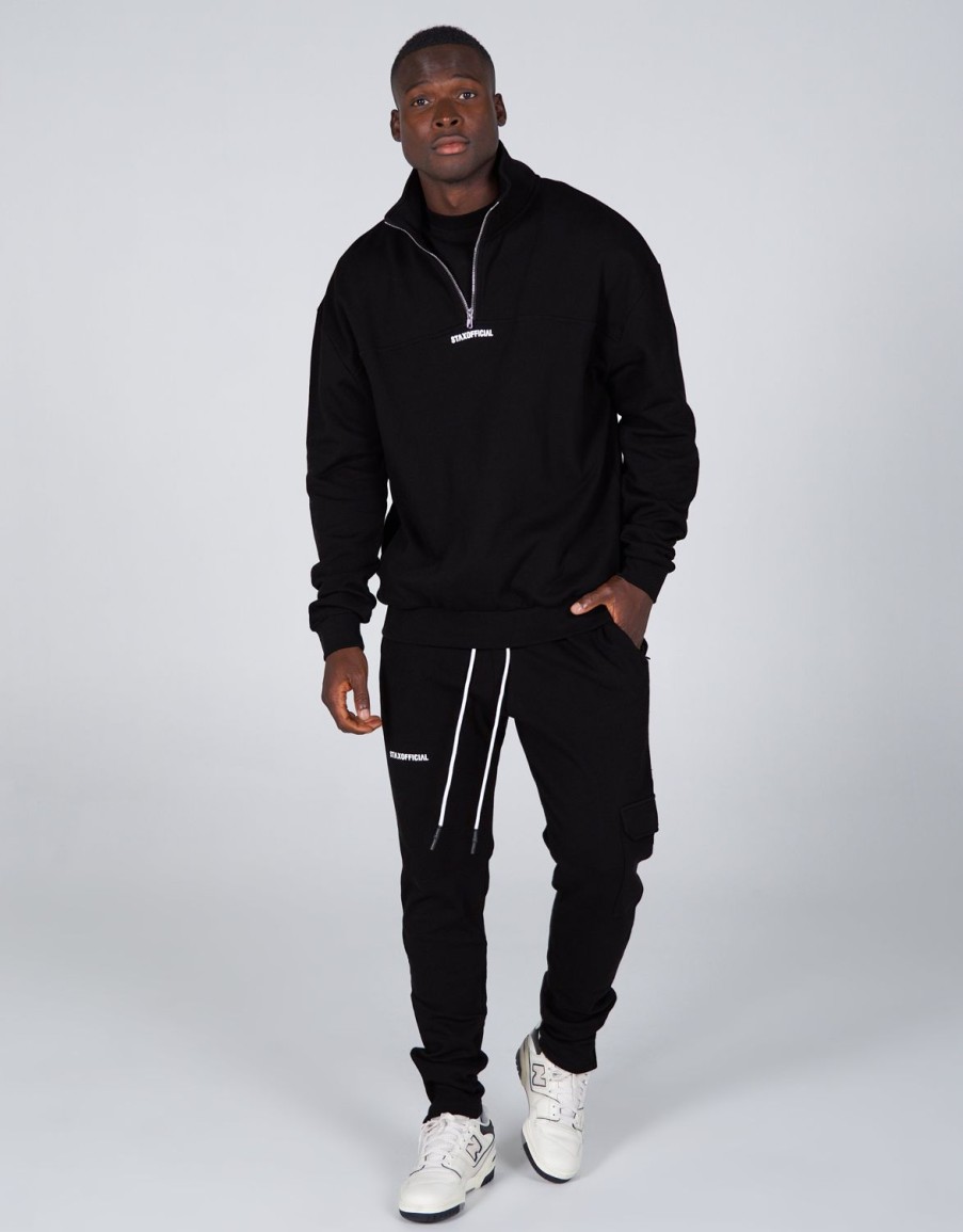 Men STAX Joggers | Mens Fitted Jogger Black