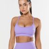 Women STAX Sports Bras & Crop Tops | Strappy Crop Nandex Lilac