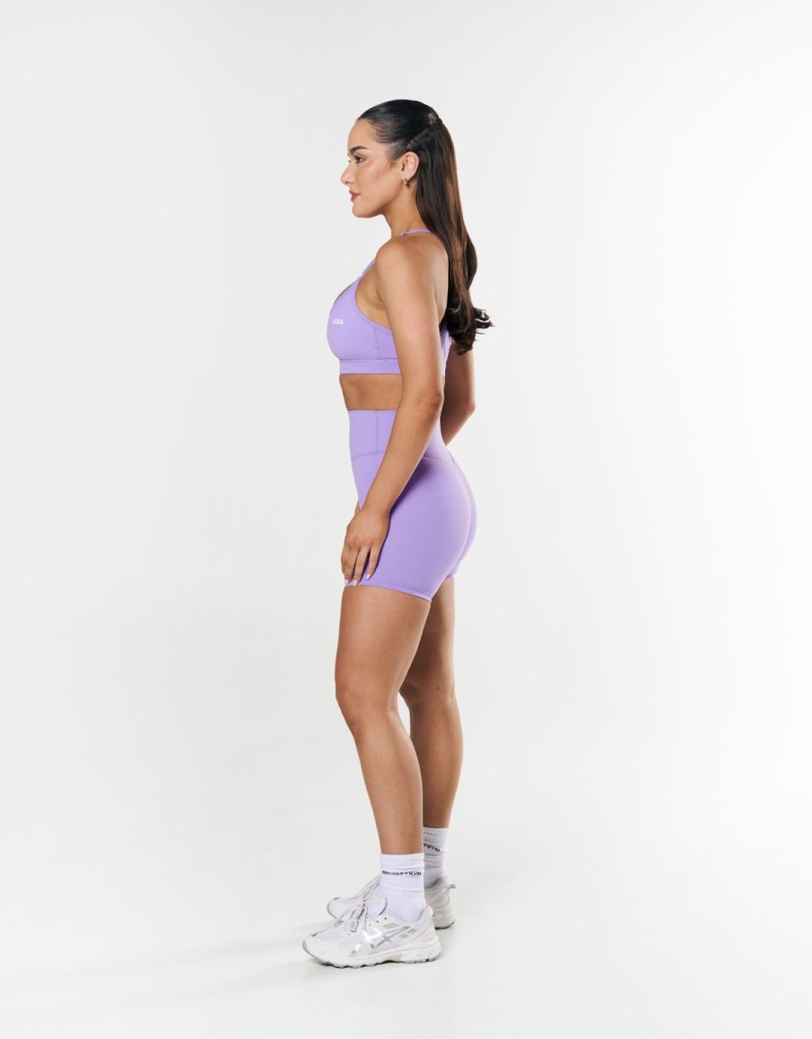 Women STAX Sports Bras & Crop Tops | Strappy Crop Nandex Lilac