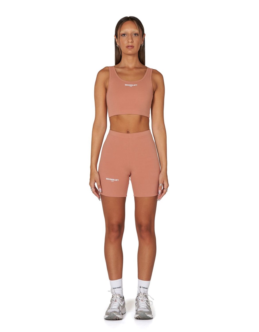 Women STAX Sports Bras & Crop Tops | Sl Bw Crop Sakura Salmon