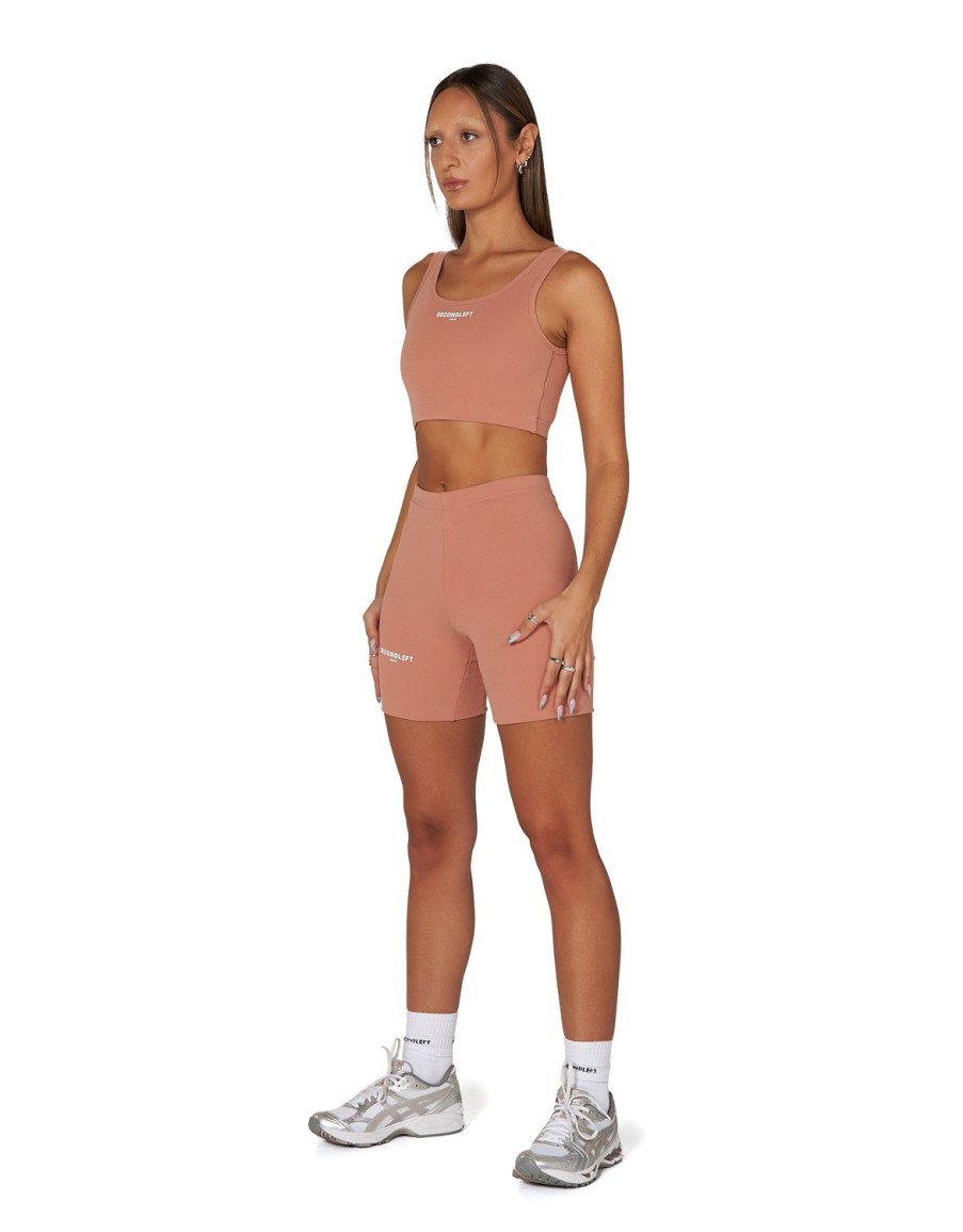 Women STAX Sports Bras & Crop Tops | Sl Bw Crop Sakura Salmon