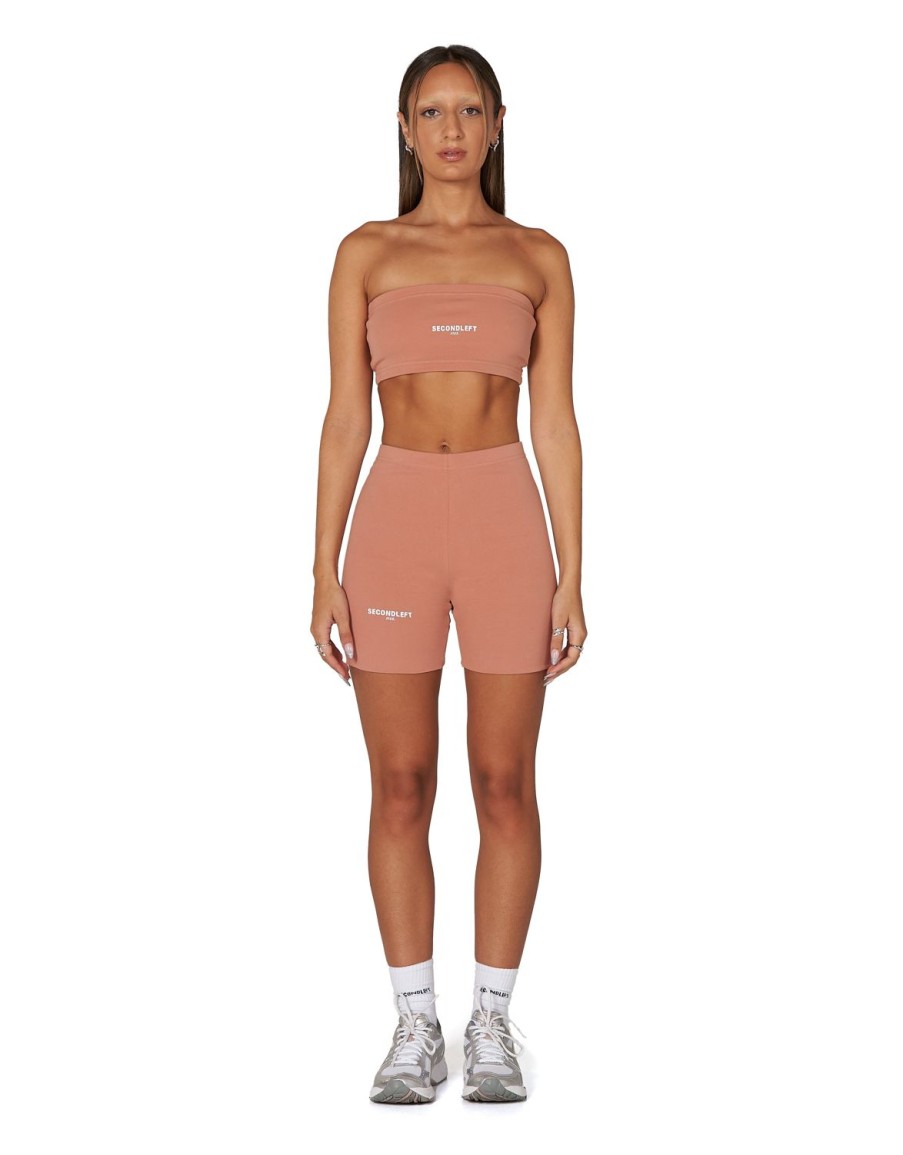 Women STAX Sports Bras & Crop Tops | Sl Bw Bandeau Sakura Salmon