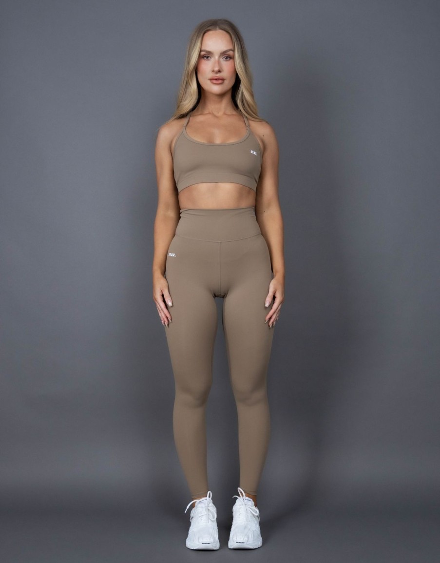 Women STAX Tights & Leggings | Full Length Tights Nandex Original Rocky Brown