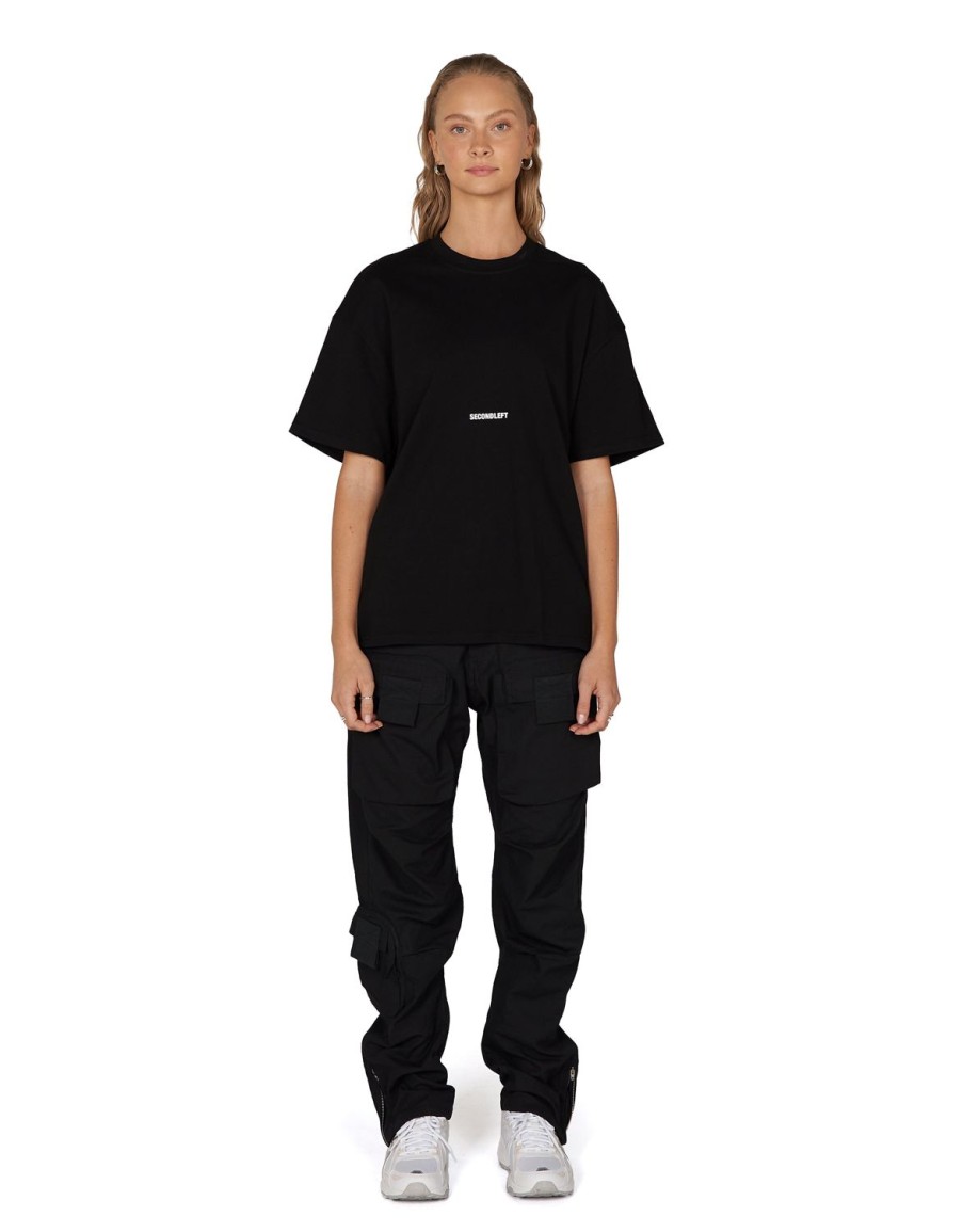 Women STAX Tees | Cropped Classic Tee Black