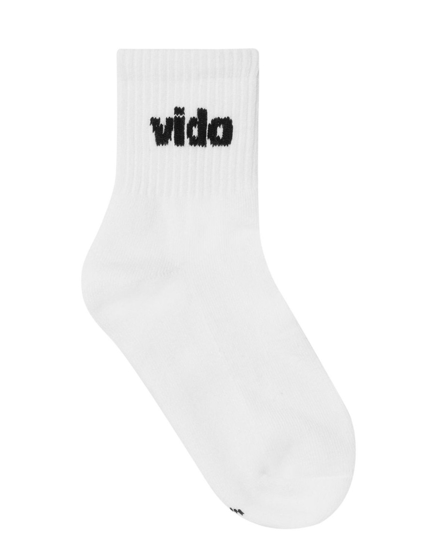 Women STAX Socks | Vido. Ankle Length Socks White