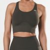 Women STAX Sports Bras & Crop Tops | Premium Seamless Racer Crop Dovetail