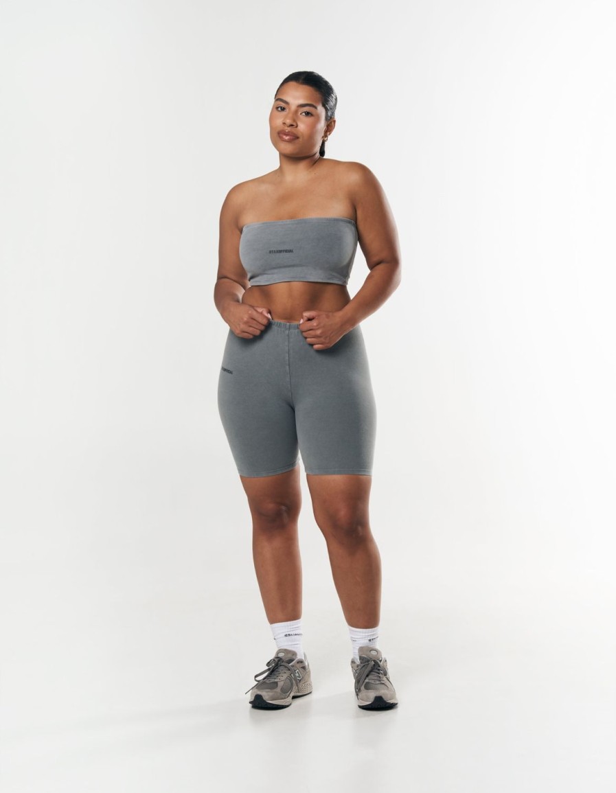 Women STAX Sports Bras & Crop Tops | Oos Bandeau Stone