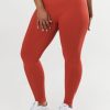 Women STAX Tights & Leggings | Seamless Full Length Tights Red