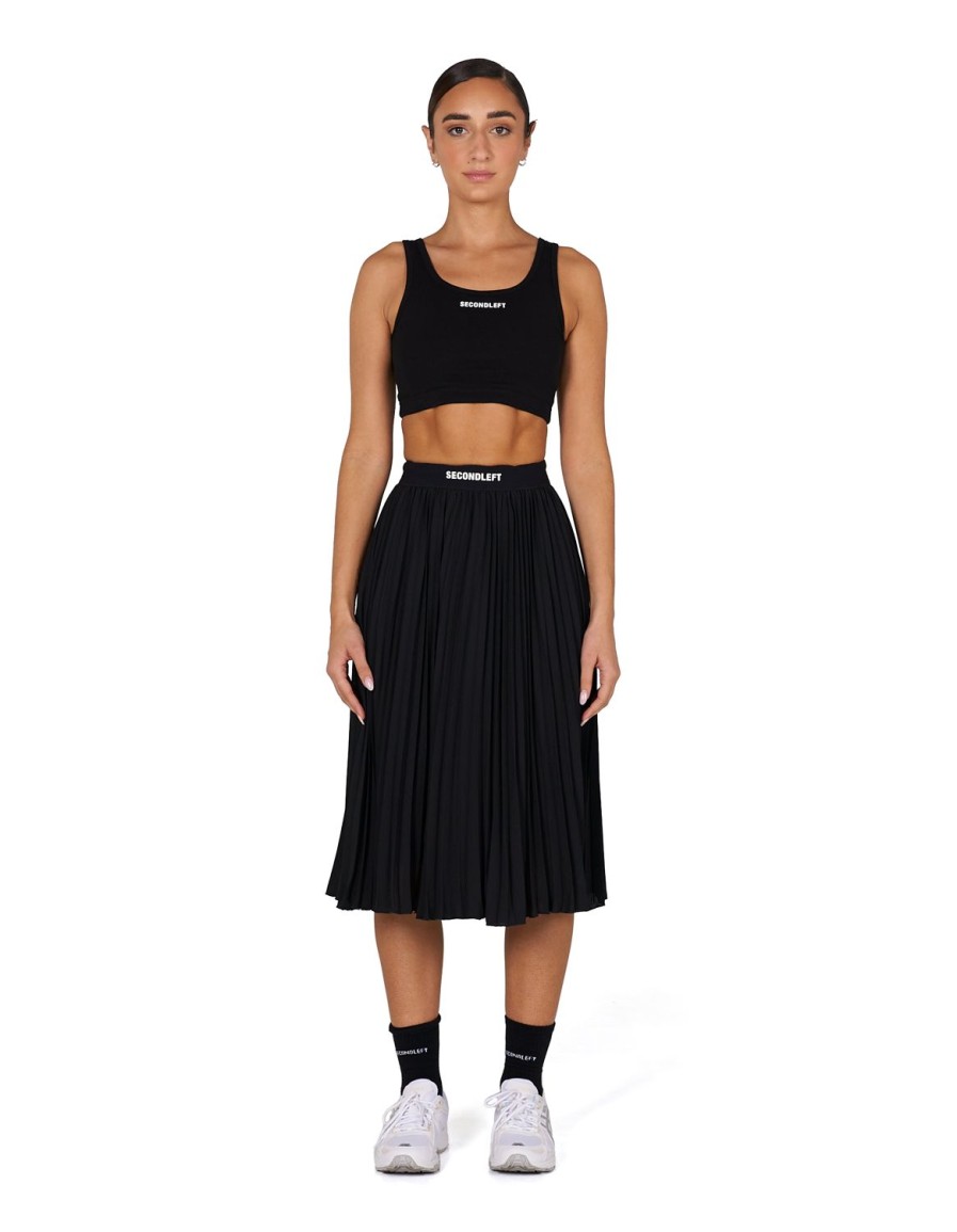 Women STAX Skirts | S1 Pleat Skirt Black