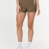 Women STAX Shorts | Mini Biker Shorts Nandex Brown