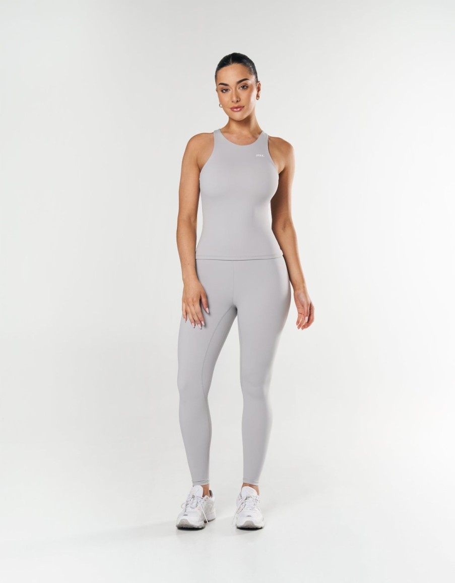 Women STAX Tanks & Singlets | Singlet Nandex Light Grey