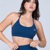 Women STAX Sports Bras & Crop Tops | Strappy Crop Nandex Navy