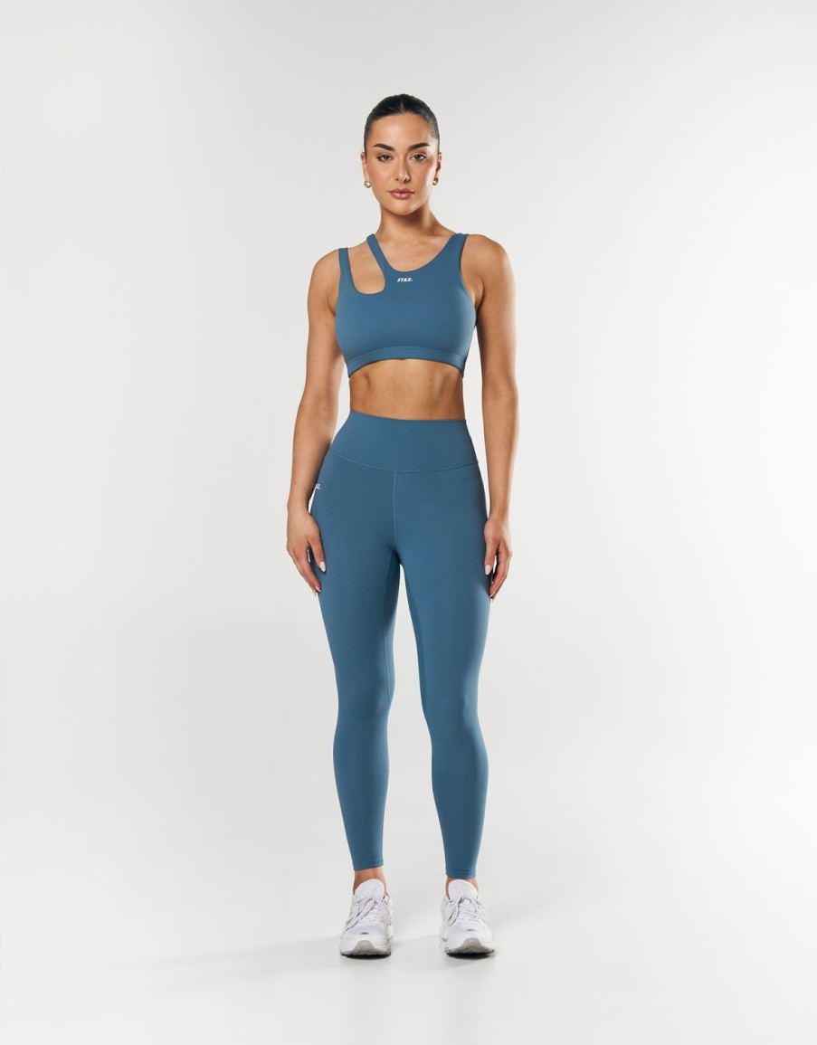 Women STAX Sports Bras & Crop Tops | Flex Crop Nandex Dark Blue