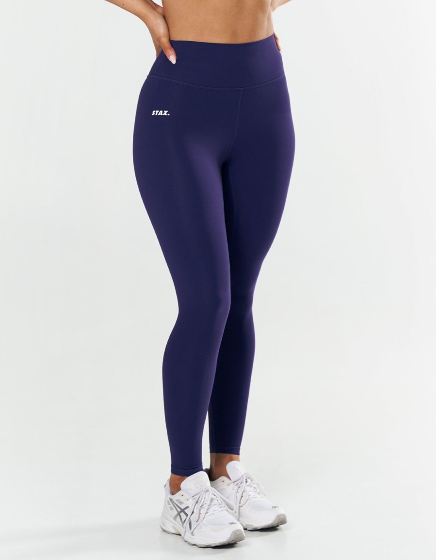 Women STAX Tights & Leggings | Full Length Tights Nandex Original Royal Navy