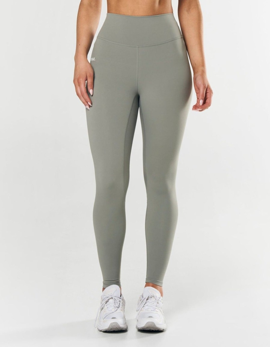 Women STAX Tights & Leggings | Full Length Tights Nandex Original Sage