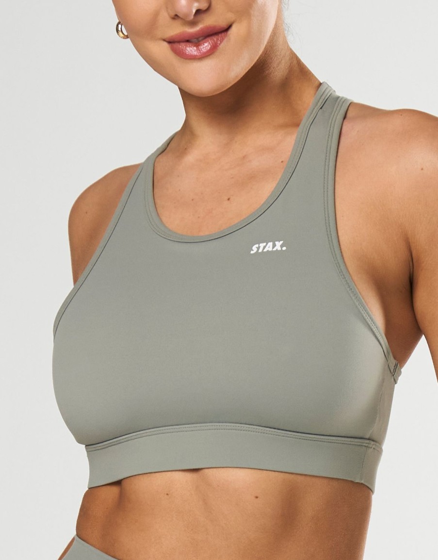 Women STAX Sports Bras & Crop Tops | Blaze Crop Nandex Sage