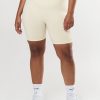 Women STAX Shorts | Seamless Midi Biker Shorts Butter