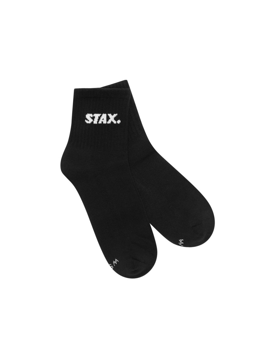 Women STAX Socks | Ankle Length Socks Black