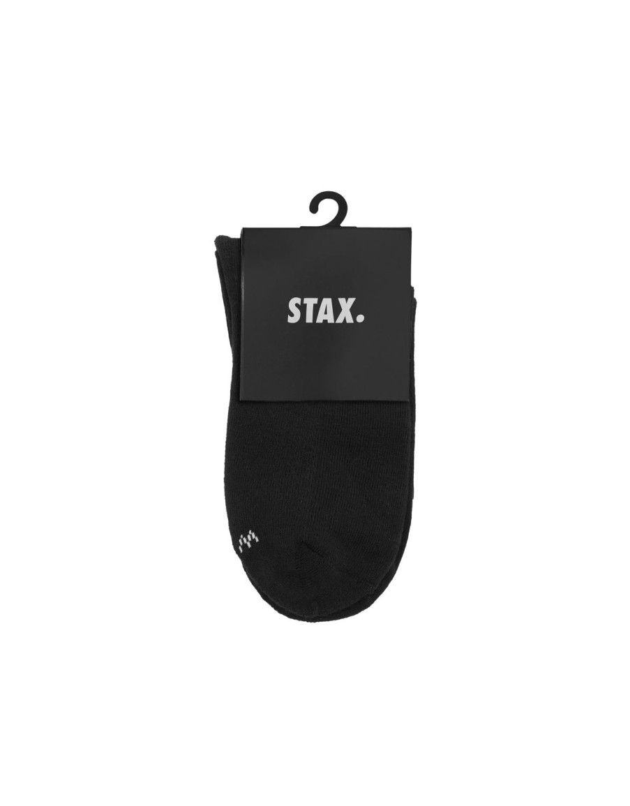 Women STAX Socks | Ankle Length Socks Black