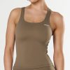 Women STAX Tanks & Singlets | All Dae Tank Nandex Brown