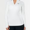 Women STAX Long Sleeve Tops | Long Sleeve Body Top Nandex White