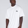 Men STAX T-Shirts & Vests | Court Drip Basketball Tee White & Black