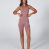 Women STAX Shorts | Premium Seamless Favourites Midi Bike Shorts Dusty Rose