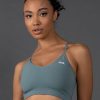 Women STAX Sports Bras & Crop Tops | Premium Seamless Strappy Crop V5.1 Mist